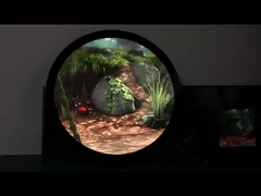 شاشة لمسة LCD دائرية AIO Display