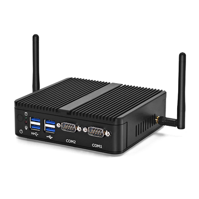 Compact Industrial Box PC Fanless Embedded Computer Windows 11 Intel J4125