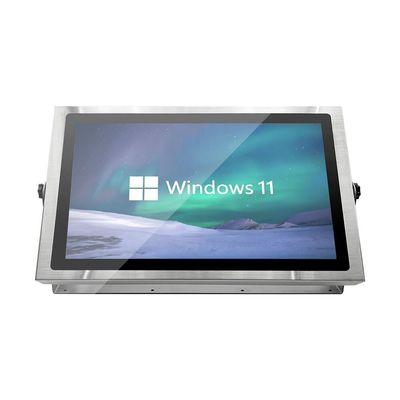 10.1' 'صناعية IP69K الكامل PCAP لمس Android / X86 القائمة على لوحة مسطحة الكمبيوتر الكمبيوتر عالية السطوع كامل IP69K الفولاذ المقاوم للصدأ